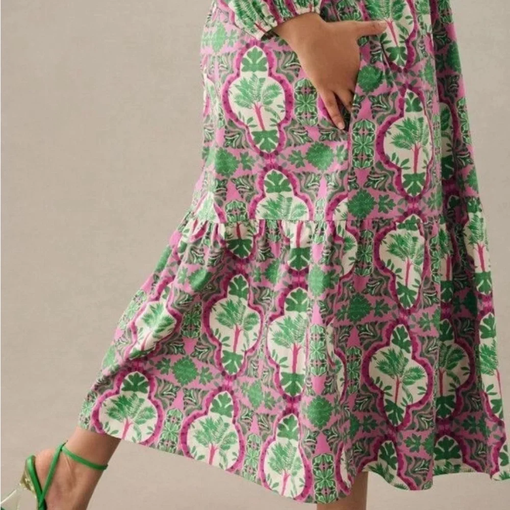 Maeve by Anthropologie “The Bettina” Tiered Shirt Dress - Picture 9 of 9